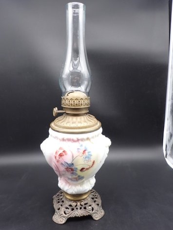 Image for Highly Figured and Decorated Glass Lamp