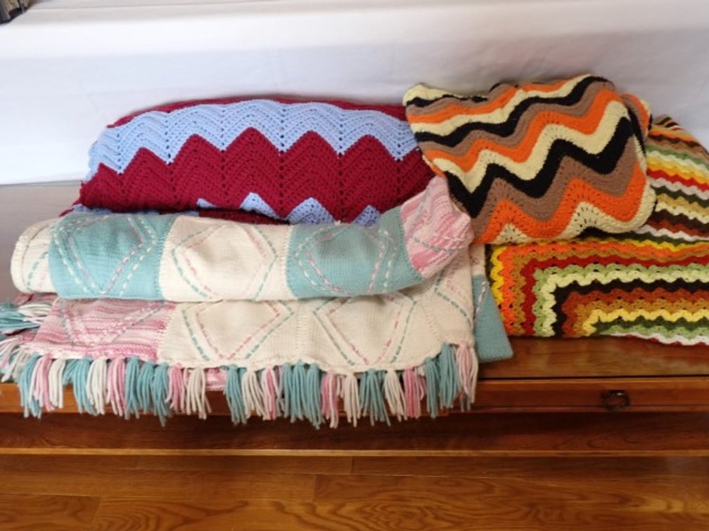 Four Knit/ Crochet Throws
