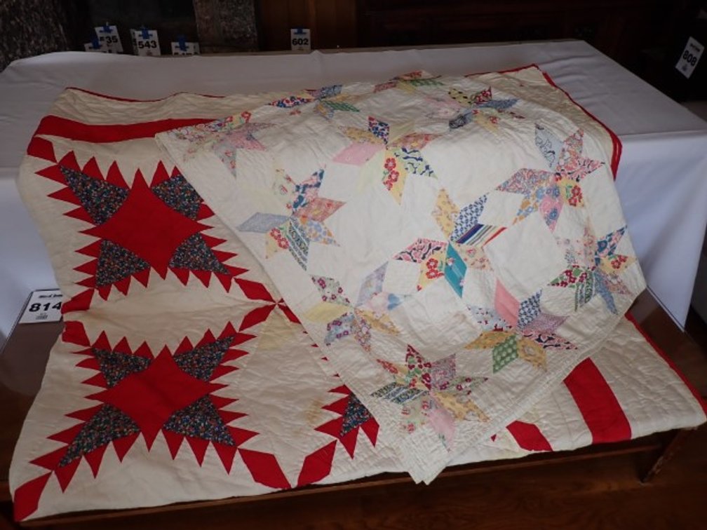 Eight Point Star with Saw Tooth Quilt plus