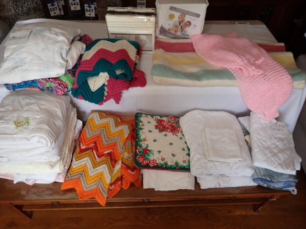 Blankets, Throws and New Sheets