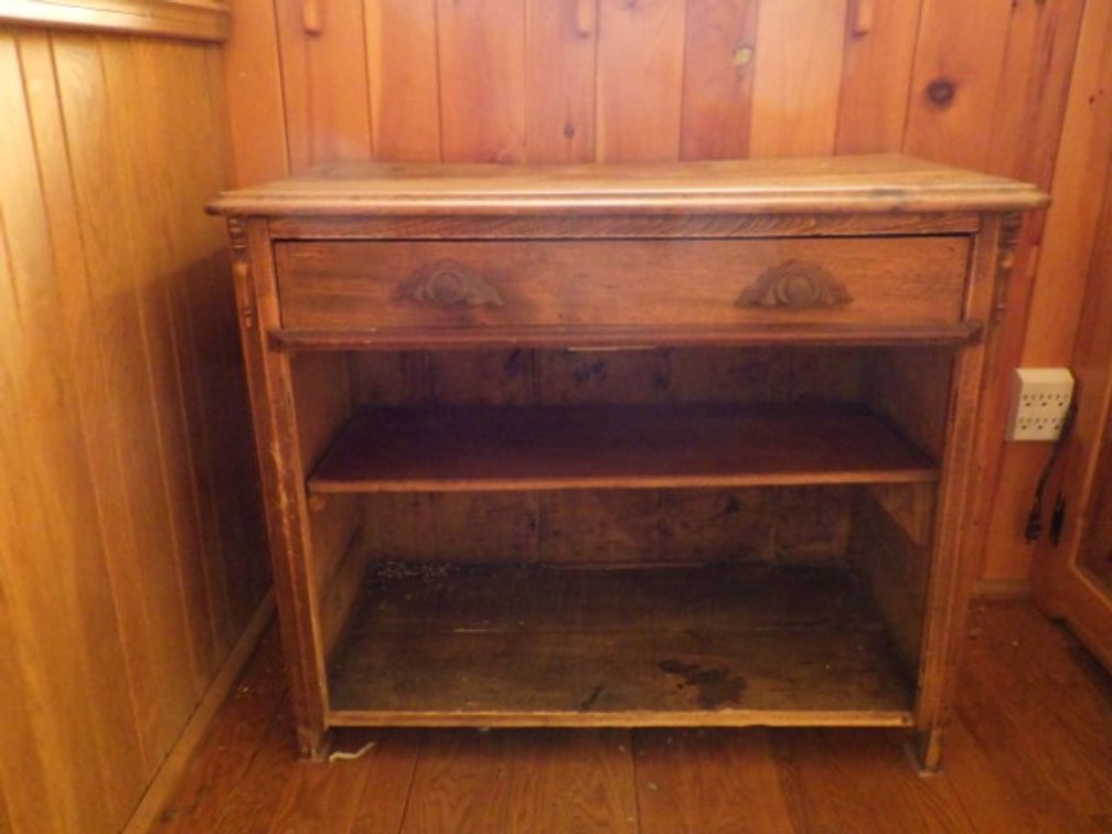 Antique Primitive Jelly Cupboard/Washstand