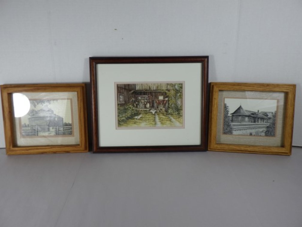 Framed Rustic Canadian Landscape Prints