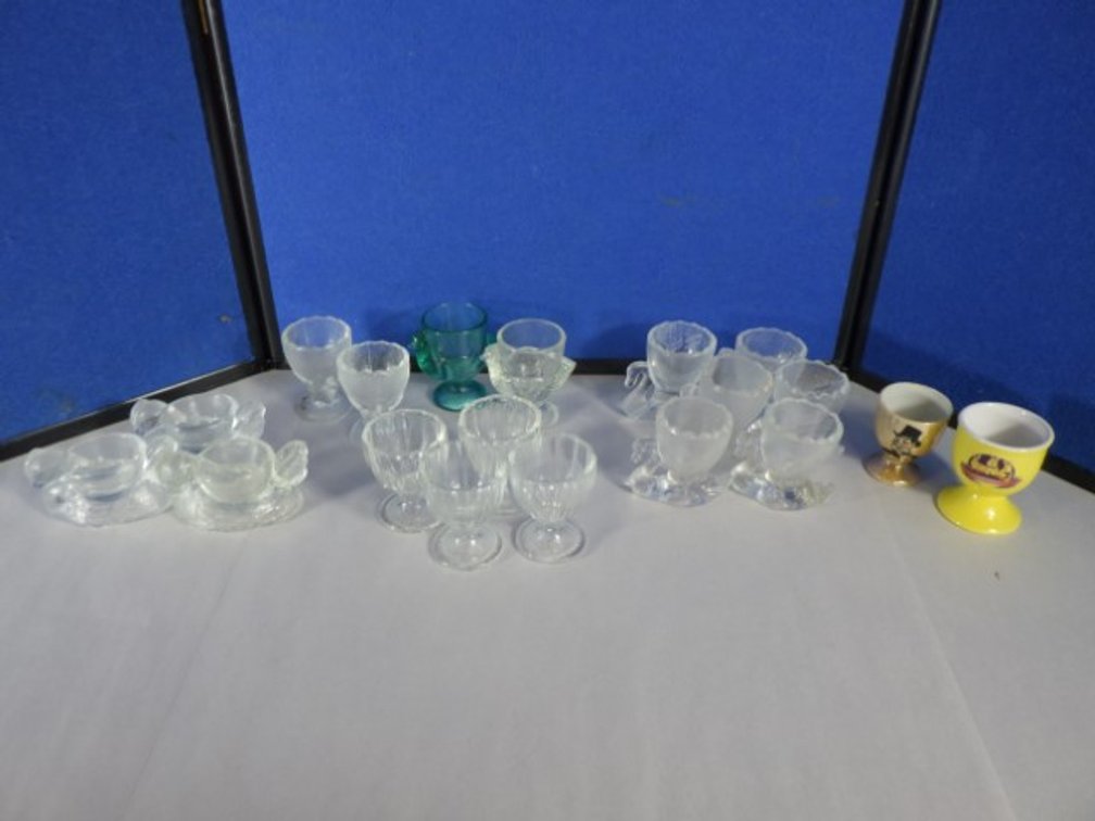 Glass Egg Cup Collection