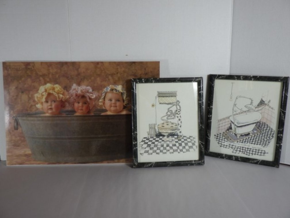 Babies In Wash Tub Wall Art