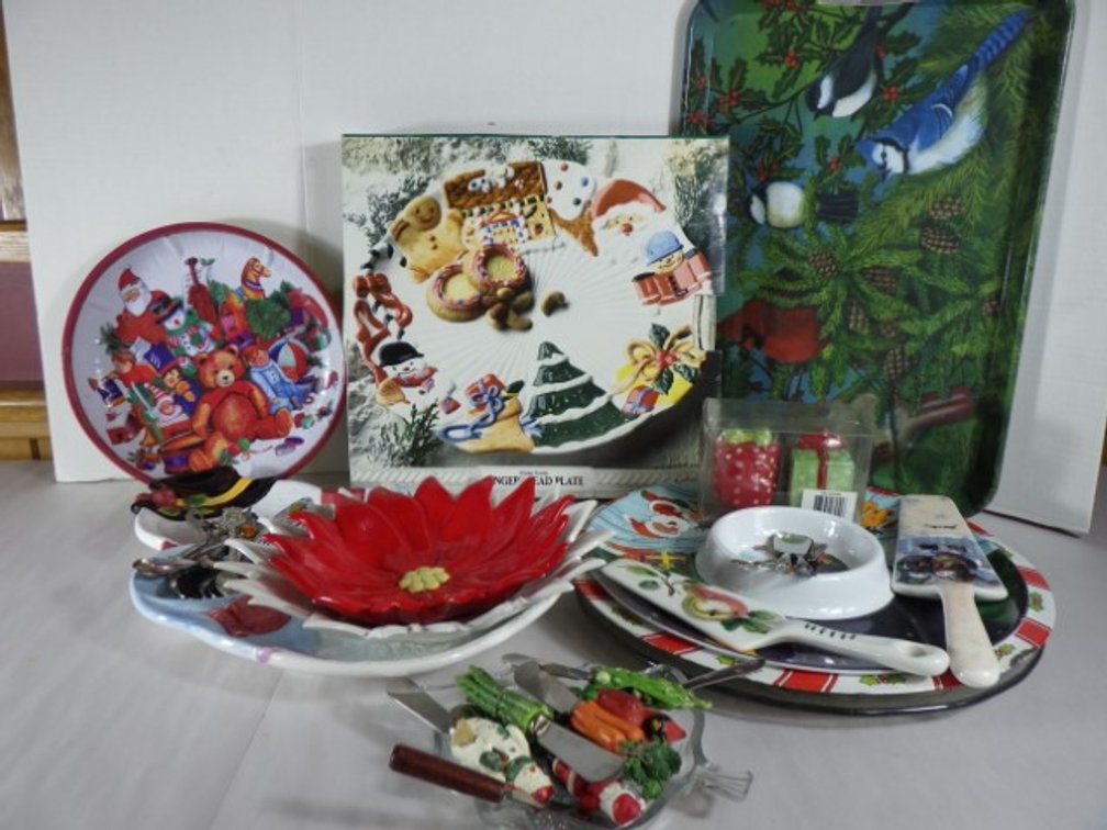Holiday Novelty Serving Trays