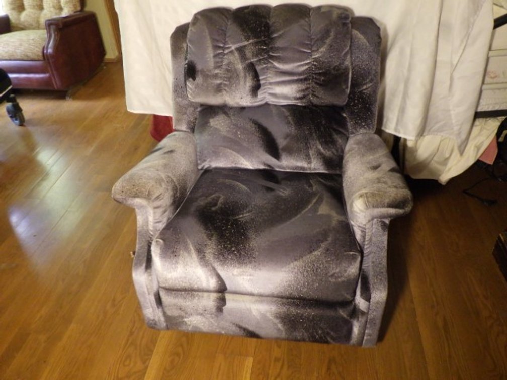 Upholstered Rocker/Recliner Armchair