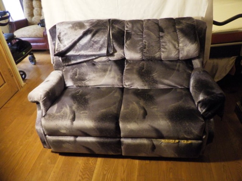 Upholstered Recliner Loveseat