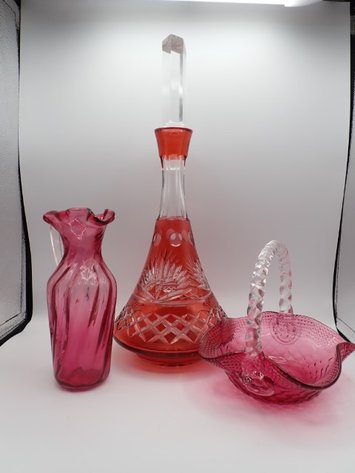 Image for Fenton Cranberry Art Glass Items