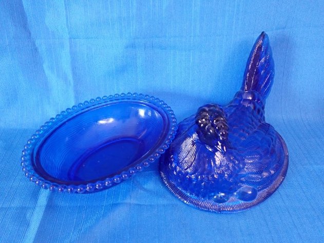 Image for Cobalt Blue Hen On A Nest