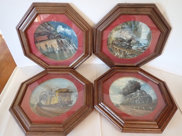 Image for Trains Of The Great West Collector Plates