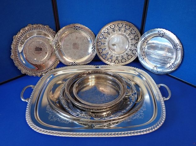 Image for Silver-Plated Serving Trays