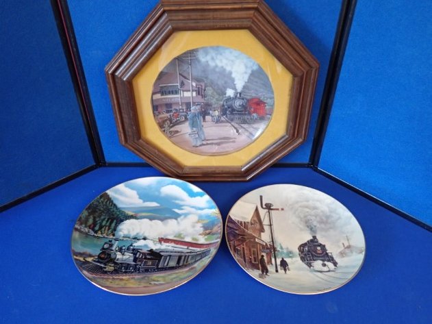 Image for Steam Train Collector Plates