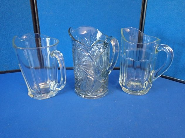 Image for Clear Pressed Glass Pitchers