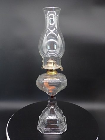 Image for Clear Paneled Fount Lamp