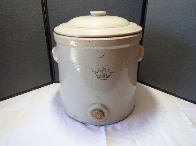 Image for Black Crown Stoneware Crock
