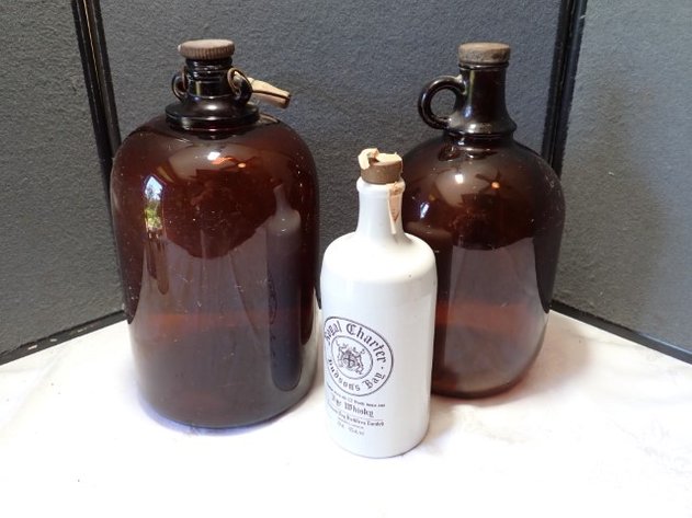 Image for Amber Glass Jugs