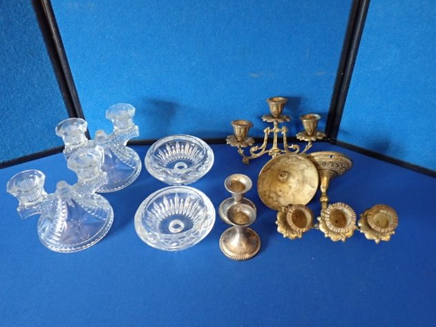 Image for Brass Candelabra Sconces