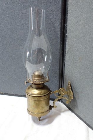 Image for Brass Victorian Oil Lamp
