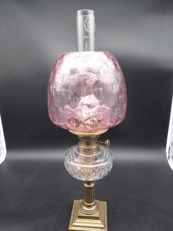 Image for Victorian Cranberry on Brass