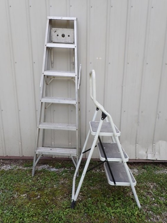 6 ft Aluminum Ladder and Steps