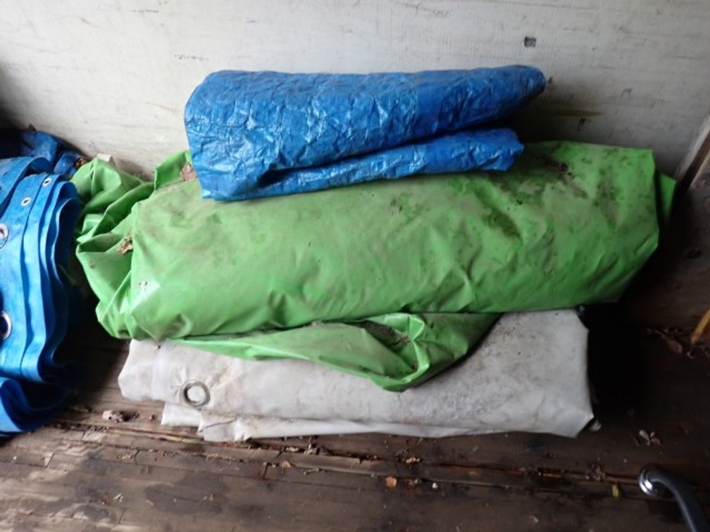 Three Tarps or Coveralls II