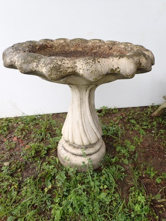 Cement Bird Bath
