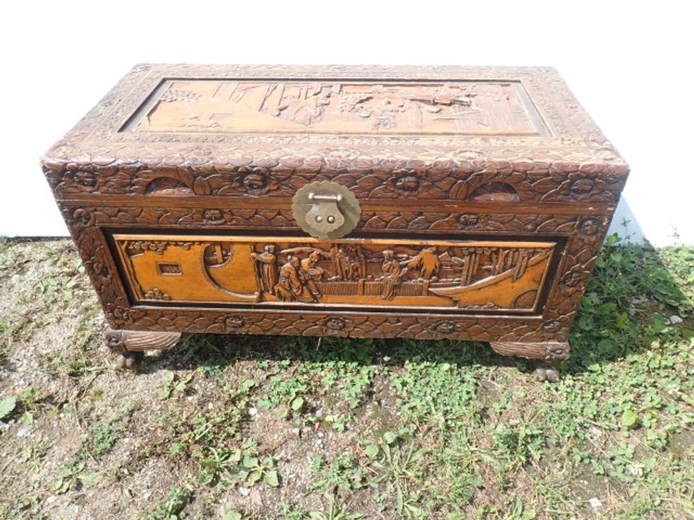 Hand Carved Chest