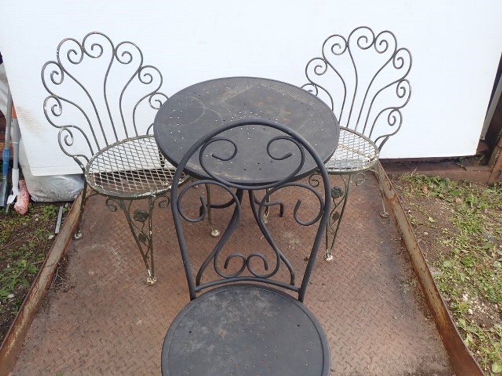 Wrought Iron Bistro Set