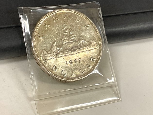 Image for 1947 Silver Canadian Dollar Coin