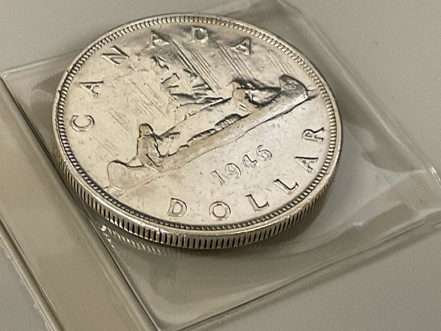 Image for 1946 Silver Canadian Dollar Coin