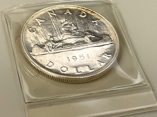 Image for 1951 Silver Canadian Dollar
