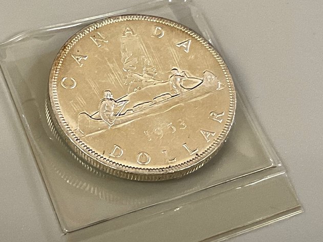 Image for 1953 Silver Dollar (NSF/NS Variation)