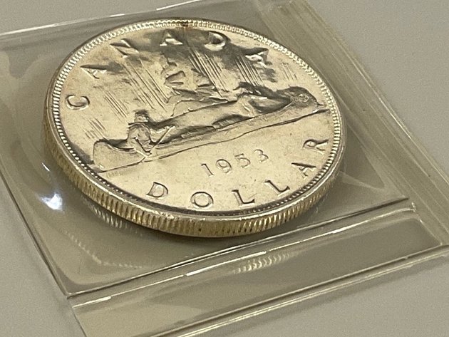 Image for 1953 Silver Dollar (With Strap)