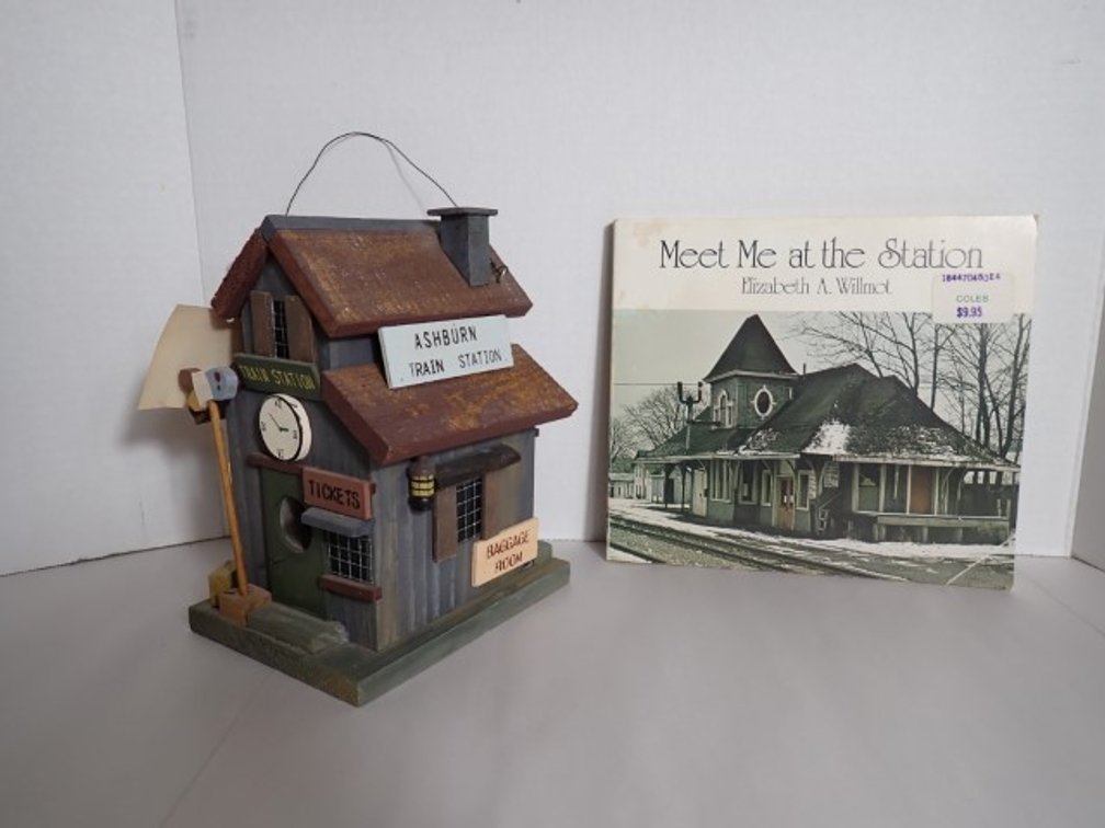 Rustic Wooden Train Station +