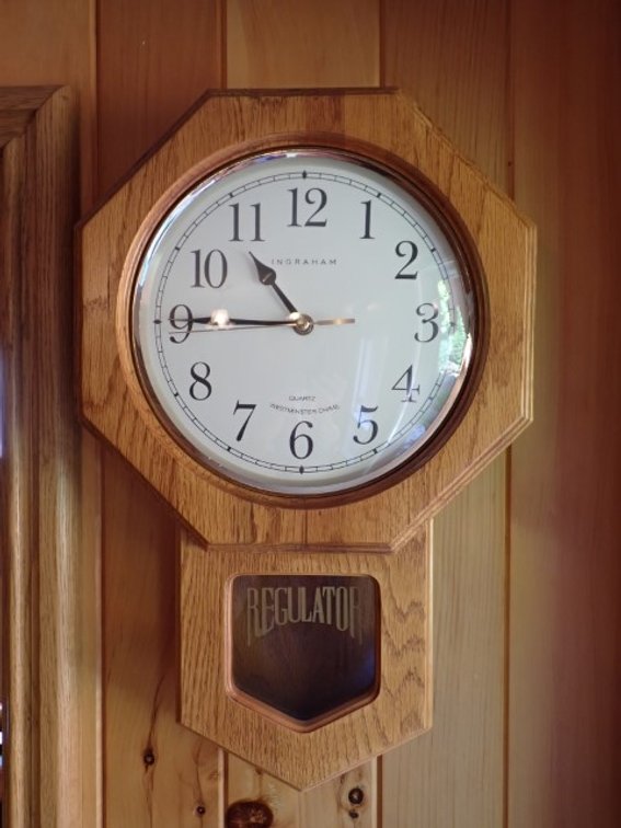 Antique Style Regulator Wall Clock