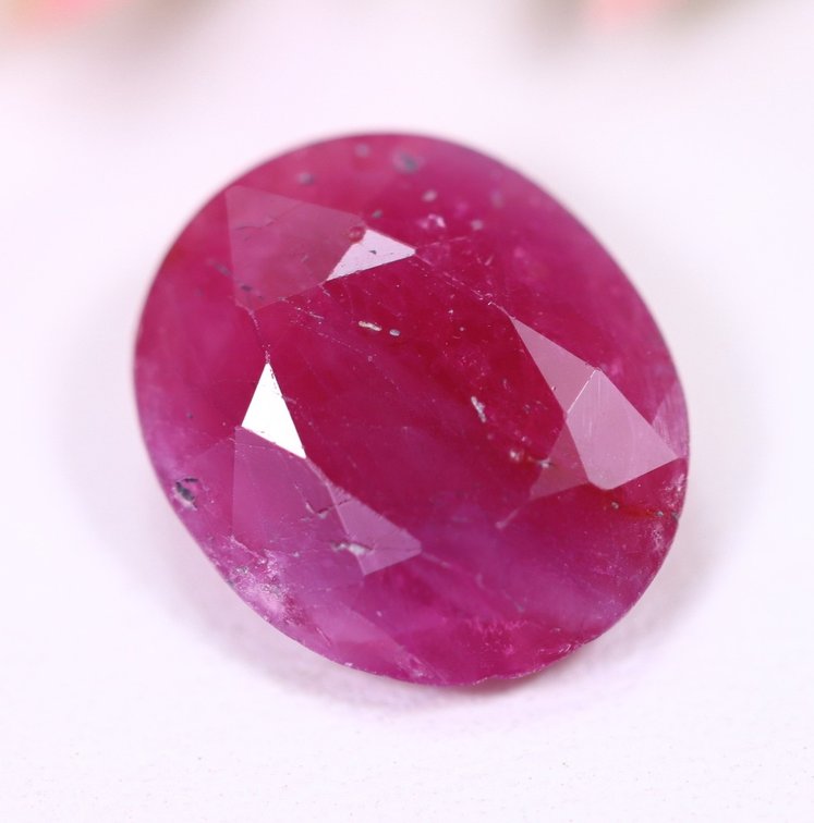 3.6 ct Certified Mozambique Ruby gemstone Untreated ($4,320 Appraisal)