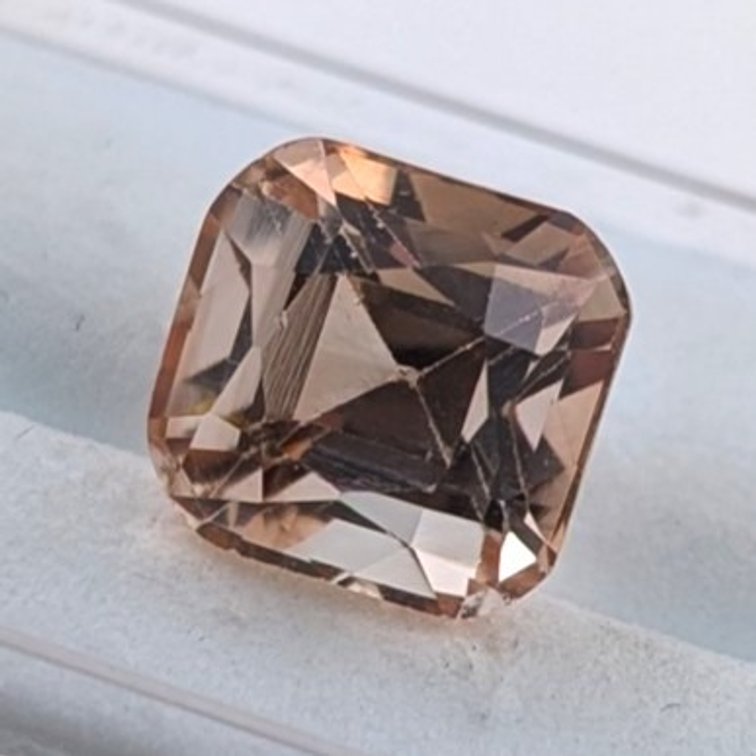 6.92 ct Certified Untreated Imperial Topaz gemstone ($5,350 Appraisal)