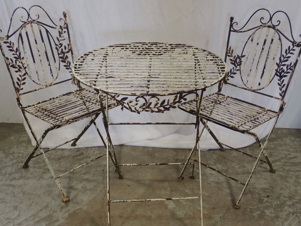 Wrought Iron Bistro Set