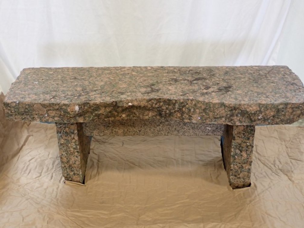 Granite "Stonehenge" Garden Bench