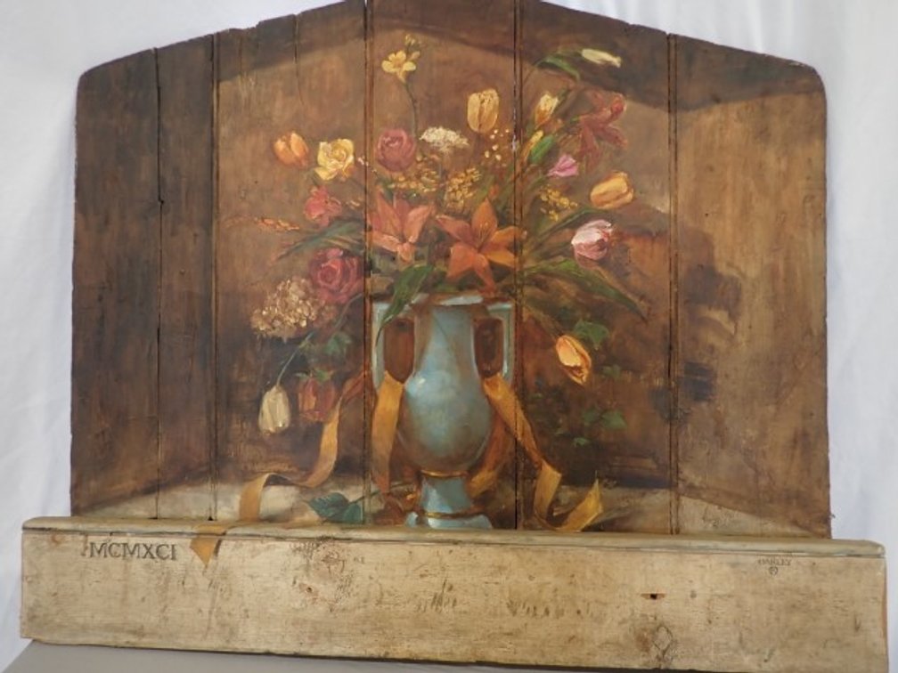 Oil Painting on Barn Board