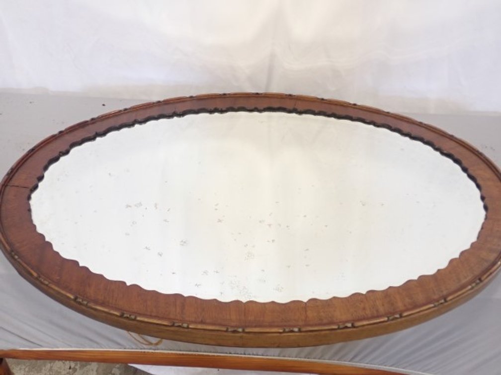 Carved Wood Frame Mirror