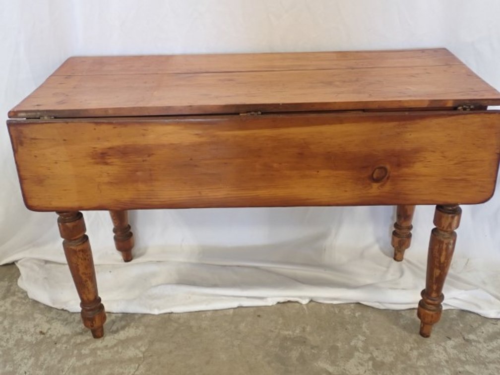 Antique Pine Drop Leaf Table