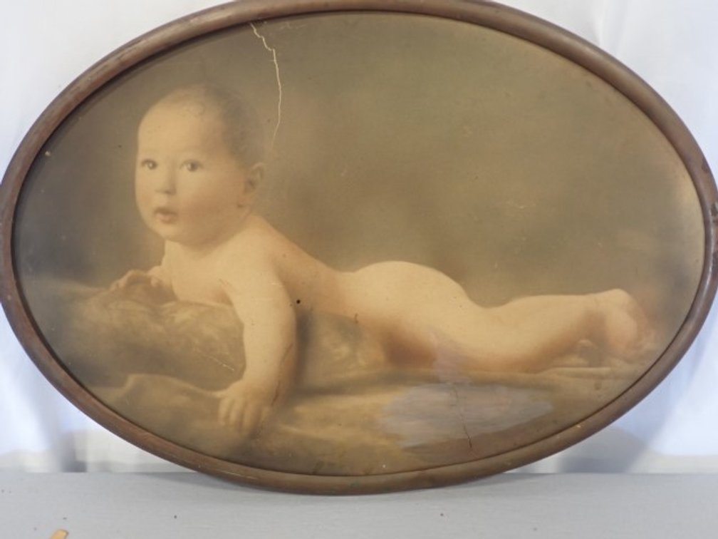 Oval Tin Portrait