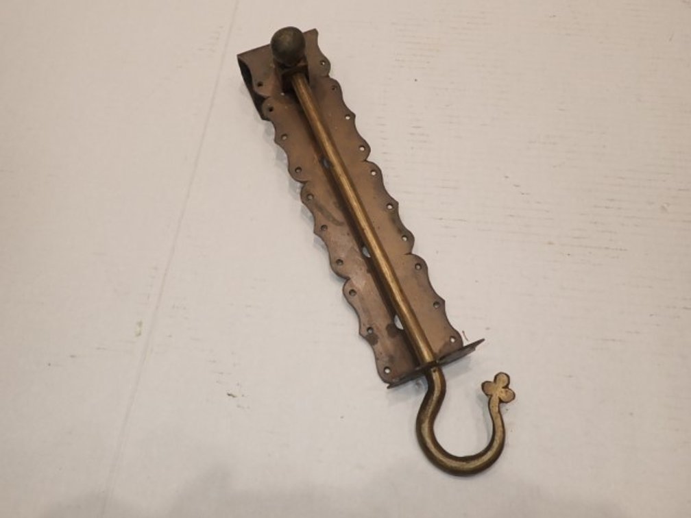 Brass Fireplace Crane/ Kettle Trammel