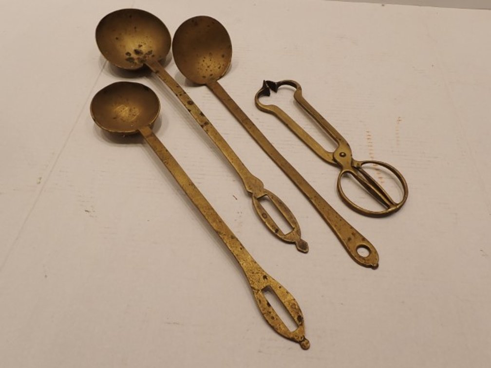 Solid Brass Hearth/Kitchen Utensils