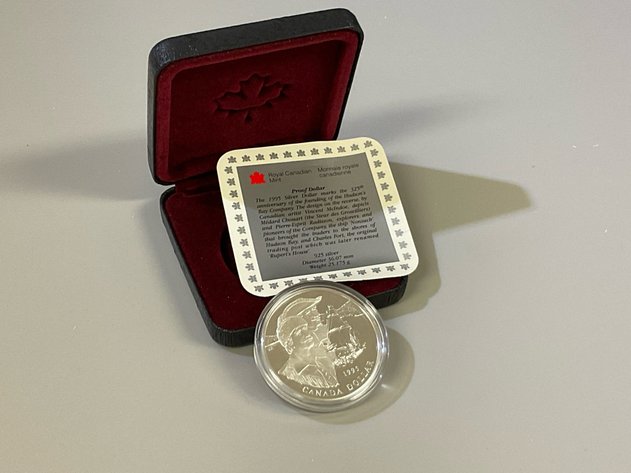 Image for 1995 Silver Proof Dollar “Hudson Bay Co”