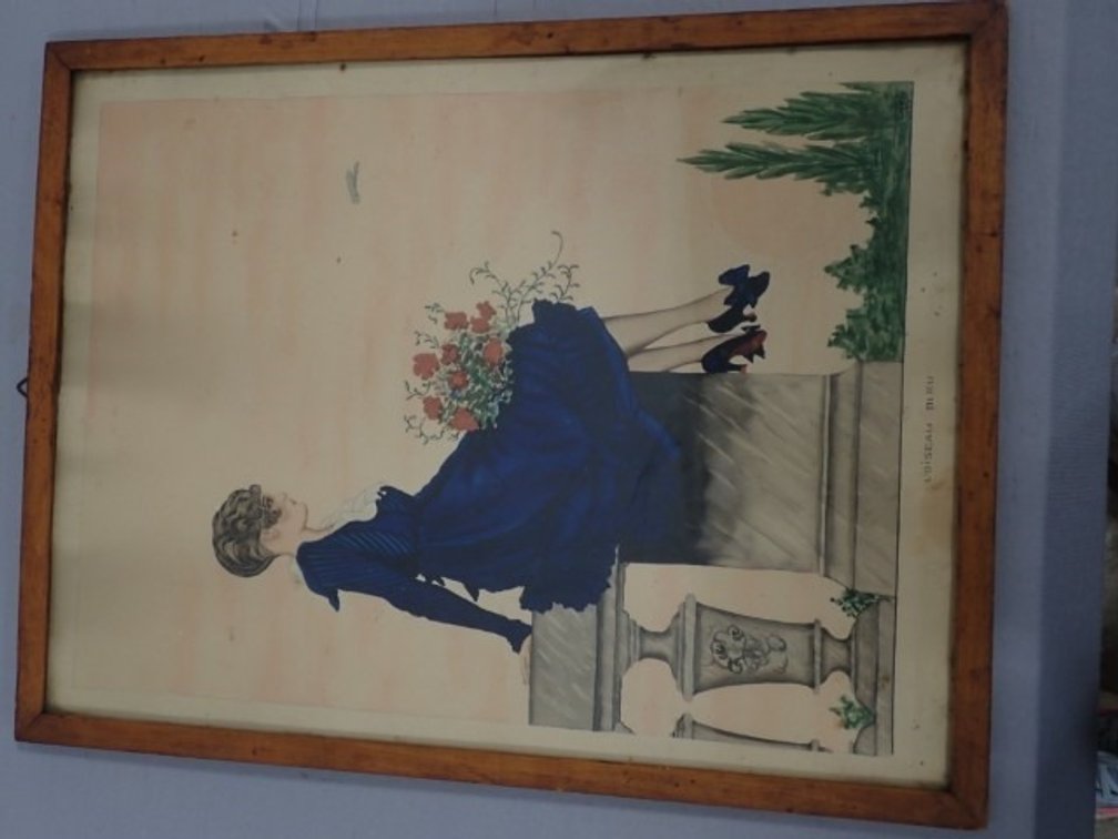 1918 French Pen & Ink Illustration