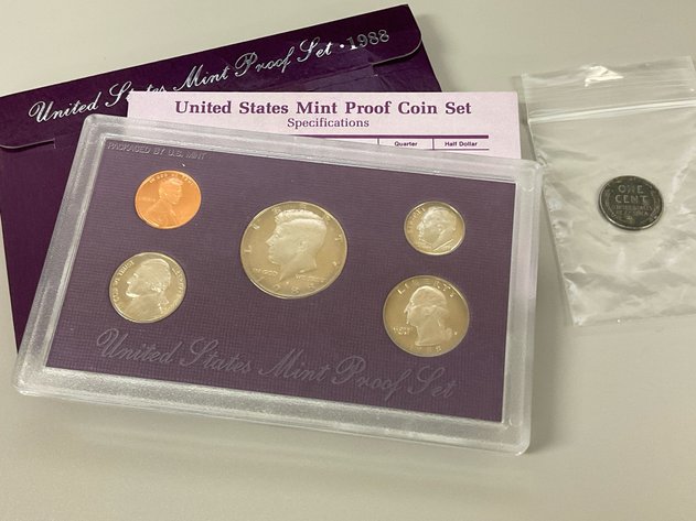 Image for U.S. Mint Proof Coin Set & 1943 1-Cent