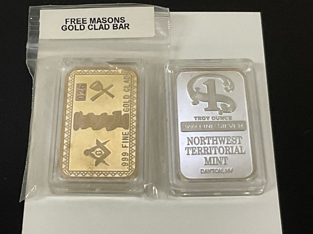 Image for Freemasons Gold Clad Bar and More