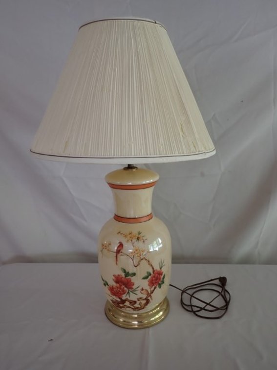 Asian Inspired Opalescent Lamp